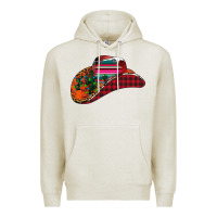 Oatmeal Heather Christmas Cowboy Premium Hoodie - CowhideDigitalArt