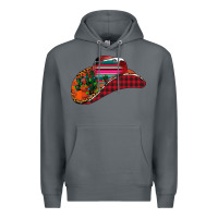 Rock Christmas Cowboy Premium Hoodie - CowhideDigitalArt