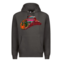 Smoke Christmas Cowboy Premium Hoodie - CowhideDigitalArt