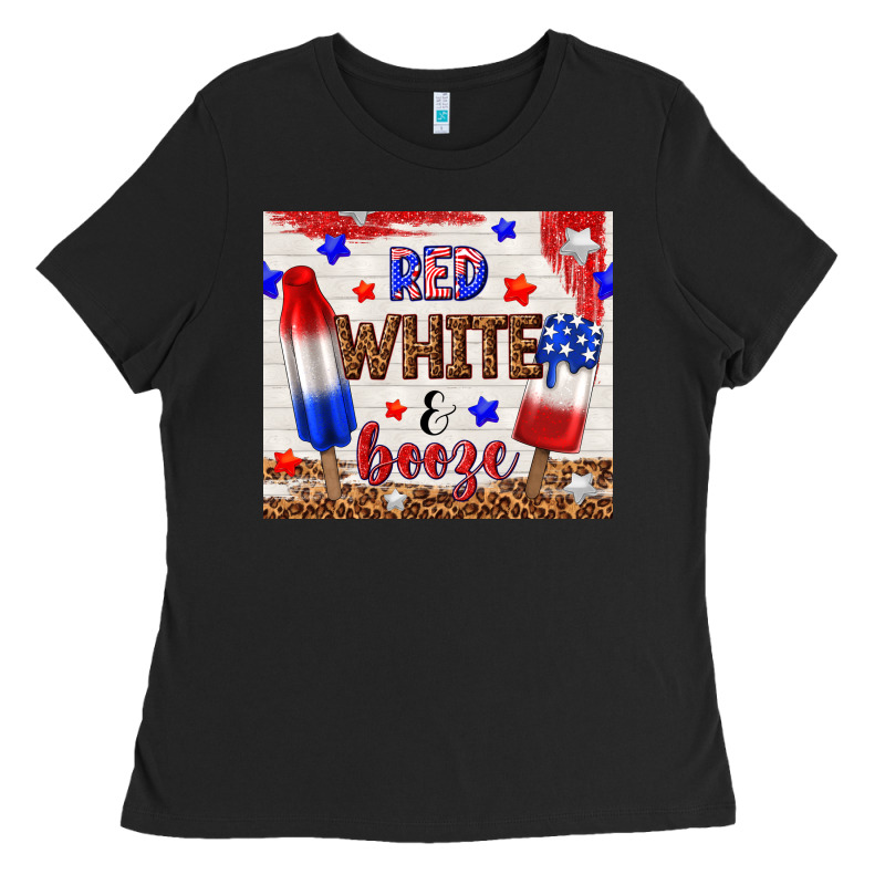 Red White And Booze Ladies Tee by TumblerDesignByShophia | Teevron