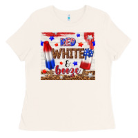 Bone red white and booze Ladies Tee - TumblerDesignByShophia