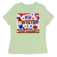Matcha red white and booze Ladies Tee - TumblerDesignByShophia