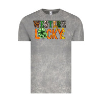 Cloud Rock Western lucky with clover St. Patricks day Vintage Tee - HowdyJamesFarm