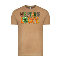 Vintage Camel Western lucky with clover St. Patricks day Vintage Tee - HowdyJamesFarm