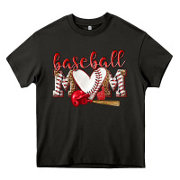 Asphalt Baseball Mom Heavy Core Tee - NancyCooperArtShop