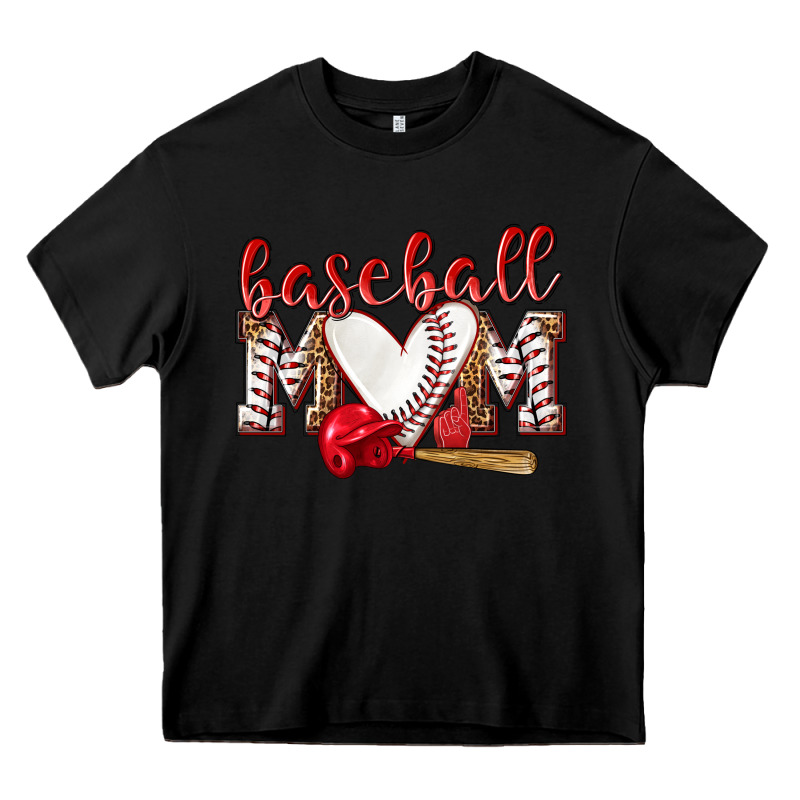 Baseball Mom Heavy Core Tee by NancyCooperArtShop | Teevron