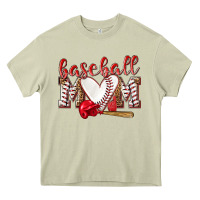 Mossy Baseball Mom Heavy Core Tee - NancyCooperArtShop