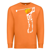 Carrot Golf Skeleton Pumpkin Halloween Shirt Premium Sweatshirt - maiPhamDesign