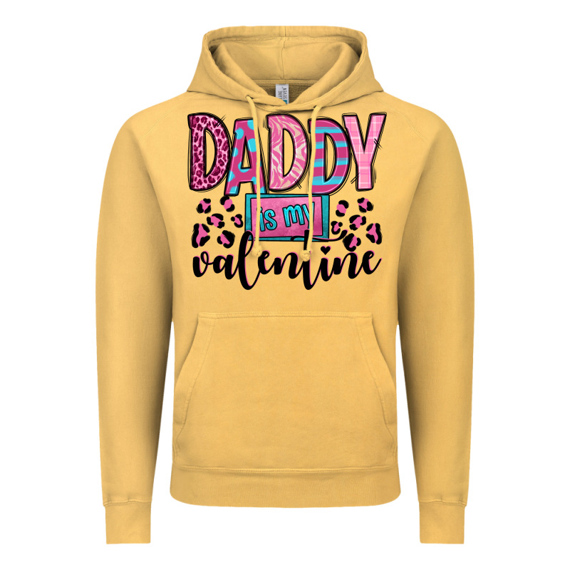 Daddy Is My Valentine Vintage Hoodie by OliviaCreatesArt | Teevron