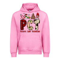 Fuchsia Pink pct patient care technician  christmas Urban Hoodie - JahusDesignShop