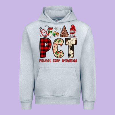 Pct Patient Care Technician  Christmas Urban Hoodie Designed By Jahusdesignshop