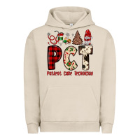 Pigment French Oak pct patient care technician  christmas Urban Hoodie - JahusDesignShop