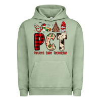 Pigment Oil Green pct patient care technician  christmas Urban Hoodie - JahusDesignShop