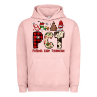 Pigment Salmon pct patient care technician  christmas Urban Hoodie - JahusDesignShop