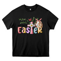 Black My First Easter Bunny Heavy Core Tee - RanaPortraitStore