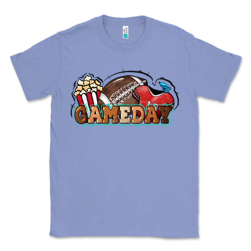 Game Day Football Popcorn Classic Tee by HowdyJamesFarm | Teevron