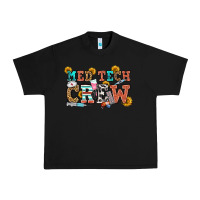 Black med tech crew Urban Heavy Tee - OliviaCreatesArt