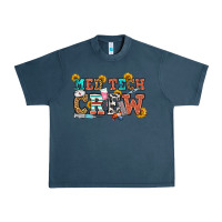 Midnight Navy med tech crew Urban Heavy Tee - OliviaCreatesArt