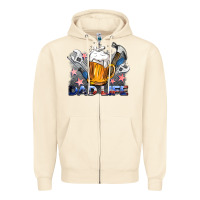 Sandshell dad life beer and tools Zipper Hoodie - BarkalooDesign