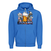 True Royal dad life beer and tools Zipper Hoodie - BarkalooDesign