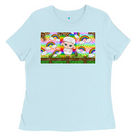 Baby Blue cute sheep Ladies Tee - TumblerDesignByShophia
