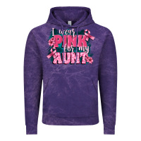 Cloud Purple i wear pink for my aunt Vintage Hoodie - FaDigitalArtStudio