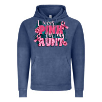 Vintage Denim i wear pink for my aunt Vintage Hoodie - FaDigitalArtStudio