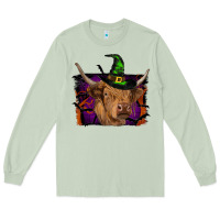 Highland Cow Halloween Long Sleeve Tee | Teevron