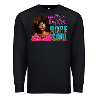 Black mad hustler dope soul Premium Sweatshirt - AdoDesignShop