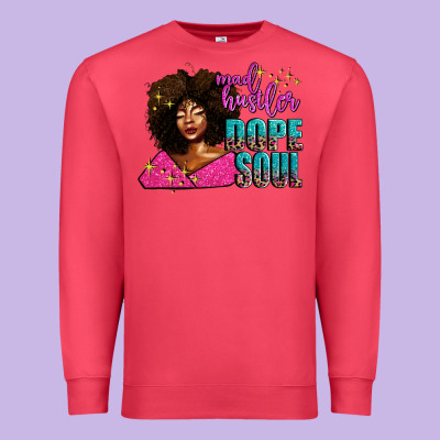 Mad Hustler Dope Soul Premium Sweatshirt Designed By Adodesignshop