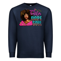 Navy mad hustler dope soul Premium Sweatshirt - AdoDesignShop