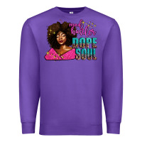 Purple mad hustler dope soul Premium Sweatshirt - AdoDesignShop