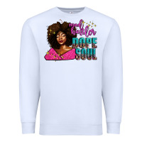 White mad hustler dope soul Premium Sweatshirt - AdoDesignShop