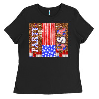 Party In The Usa Ladies Tee | Teevron