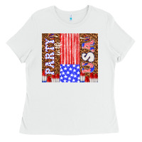 White party in the usa Ladies Tee - TumblerDesignByShophia