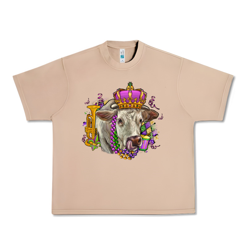 Charolais Mardi Gras Urban Heavy Tee by OliviaCreatesArt | Teevron