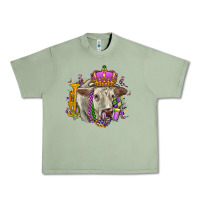 Oil Green charolais mardi gras Urban Heavy Tee - OliviaCreatesArt