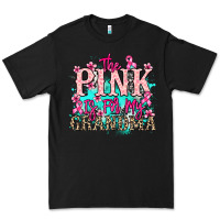 Black The pink is for my Grandma Cancer Awareness Premium Tee - HowdyJamesFarm