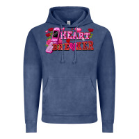 Vintage Denim Heart breaker Valentine's Day Vintage Hoodie - FaDigitalArtStudio