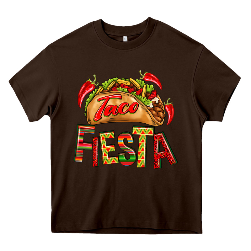 Taco Fiesta Heavy Core Tee by texasbilliewilder | Teevron
