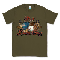 Army Green It's a Baseball kinda day Classic Tee - HowdyJamesFarm