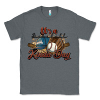Charcoal Heather It's a Baseball kinda day Classic Tee - HowdyJamesFarm