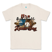 Natural It's a Baseball kinda day Classic Tee - HowdyJamesFarm