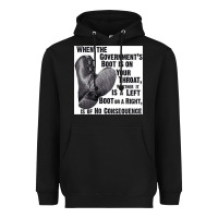 Black Vintage Retro Anarchy Day Gift Heavyweight Hoodie - maiPhamDesign