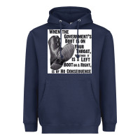 Navy Vintage Retro Anarchy Day Gift Heavyweight Hoodie - maiPhamDesign