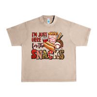 French Oak i'm just here for the snacks baseball Urban Heavy Tee - Jasminsmagicworld