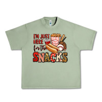 Oil Green i'm just here for the snacks baseball Urban Heavy Tee - Jasminsmagicworld