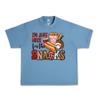 Pebble Blue i'm just here for the snacks baseball Urban Heavy Tee - Jasminsmagicworld