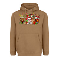 Toasted Coconut christmas cow coffee cups Heavyweight Hoodie - AdoDesignShop