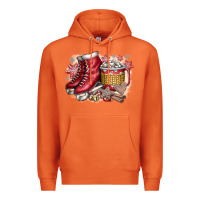 Carrot Christmas Ice Skating Premium Hoodie - CowhideDigitalArt
